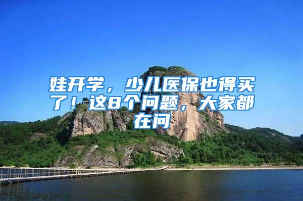 娃開學，少兒醫(yī)保也得買了！這8個問題，大家都在問