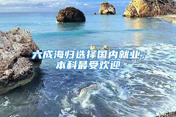 六成海歸選擇國內(nèi)就業(yè)，本科最受歡迎