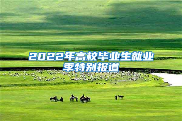 2022年高校畢業(yè)生就業(yè)季特別報(bào)道③