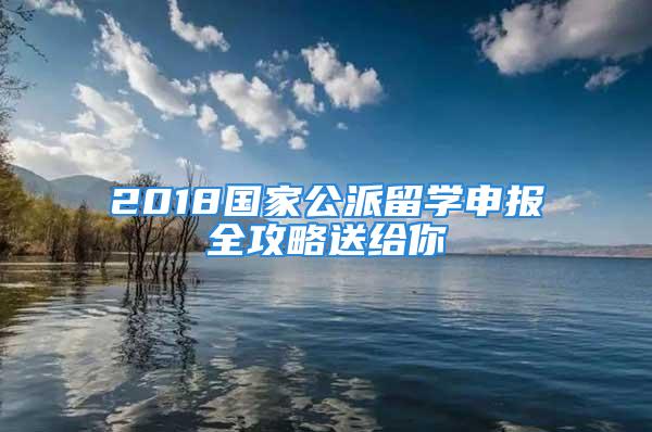 2018國家公派留學(xué)申報全攻略送給你