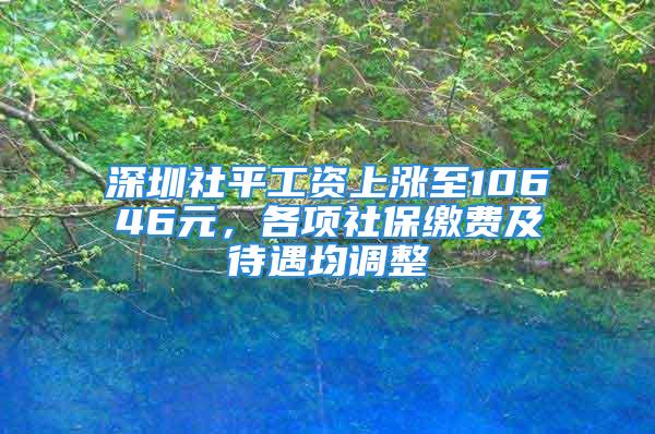 深圳社平工資上漲至10646元，各項社保繳費及待遇均調(diào)整