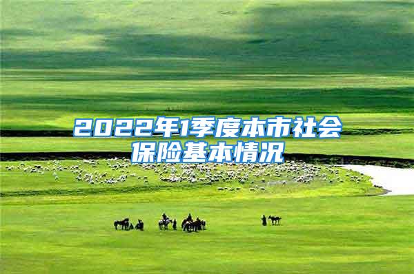 2022年1季度本市社會(huì)保險(xiǎn)基本情況