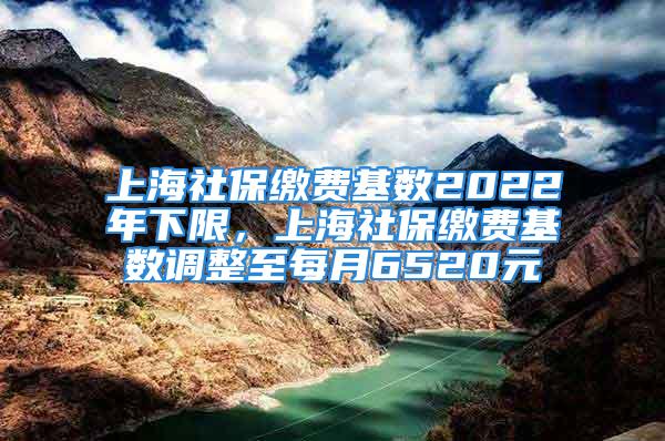 上海社保繳費基數(shù)2022年下限，上海社保繳費基數(shù)調(diào)整至每月6520元