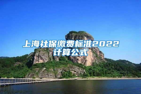 上海社保繳費(fèi)標(biāo)準(zhǔn)2022計(jì)算公式