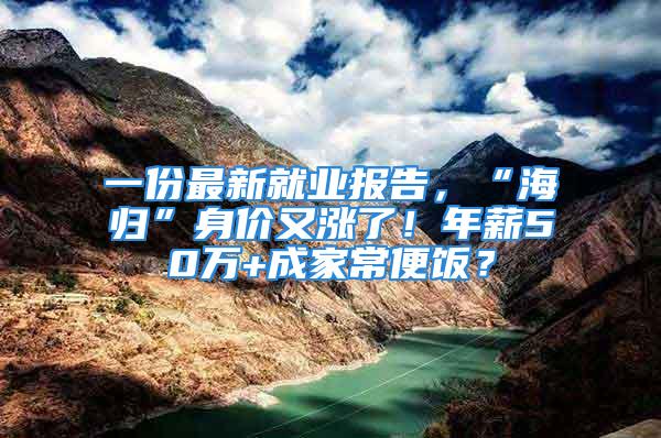 一份最新就業(yè)報(bào)告，“海歸”身價(jià)又漲了！年薪50萬(wàn)+成家常便飯？