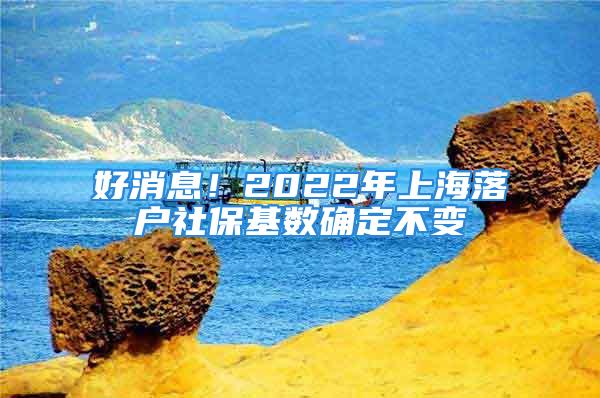 好消息！2022年上海落戶社?；鶖?shù)確定不變