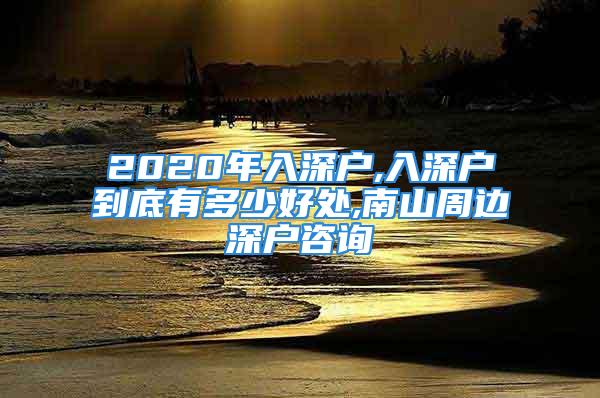 2020年入深戶,入深戶到底有多少好處,南山周邊深戶咨詢