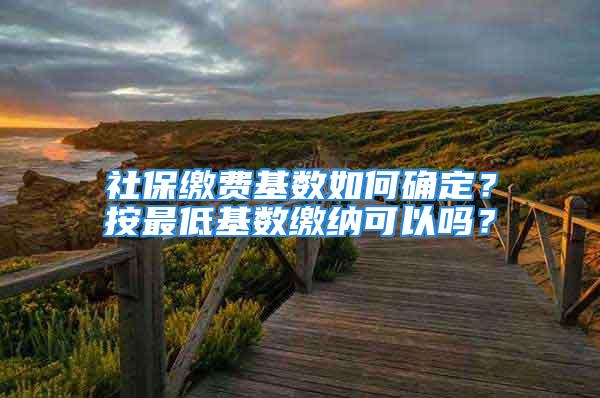 社保繳費(fèi)基數(shù)如何確定？按最低基數(shù)繳納可以嗎？