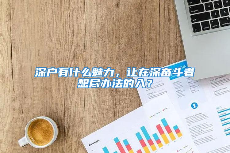 深戶有什么魅力，讓在深奮斗者想盡辦法的入？