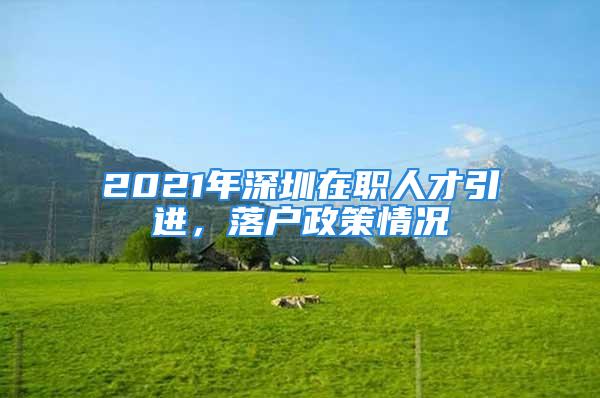 2021年深圳在職人才引進(jìn)，落戶政策情況