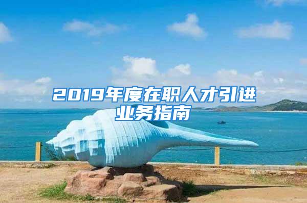 2019年度在職人才引進(jìn)業(yè)務(wù)指南