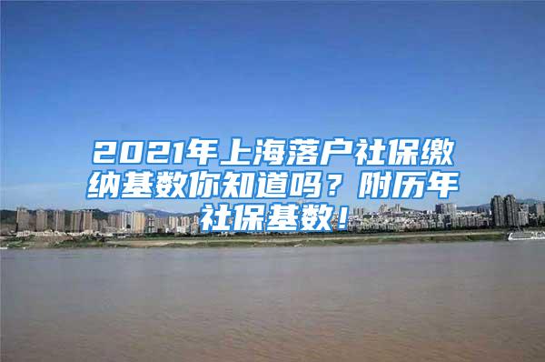 2021年上海落戶社保繳納基數(shù)你知道嗎？附歷年社?；鶖?shù)！