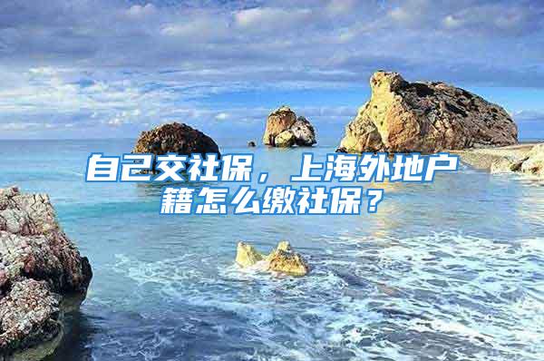 自己交社保，上海外地戶籍怎么繳社保？