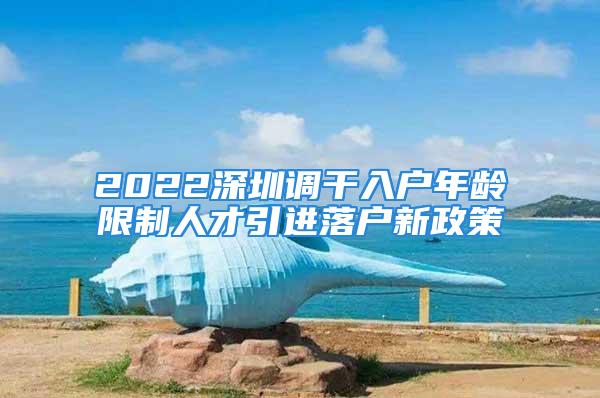 2022深圳調(diào)干入戶年齡限制人才引進(jìn)落戶新政策