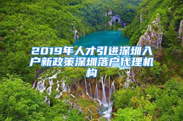 2019年人才引進(jìn)深圳入戶新政策深圳落戶代理機(jī)構(gòu)