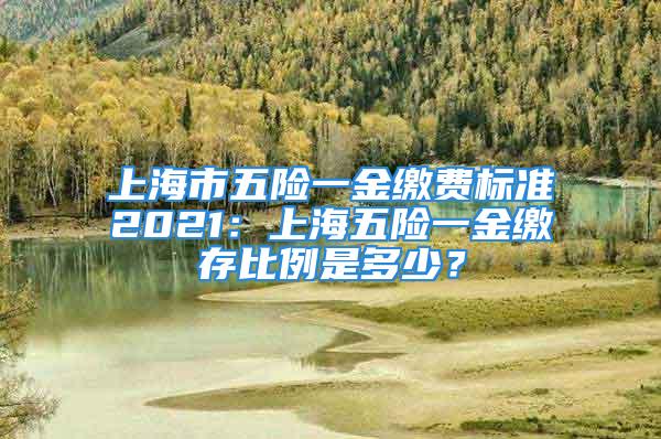 上海市五險一金繳費標準2021：上海五險一金繳存比例是多少？