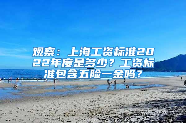 觀察：上海工資標準2022年度是多少？工資標準包含五險一金嗎？