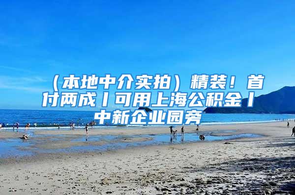 （本地中介實拍）精裝！首付兩成丨可用上海公積金丨中新企業(yè)園旁