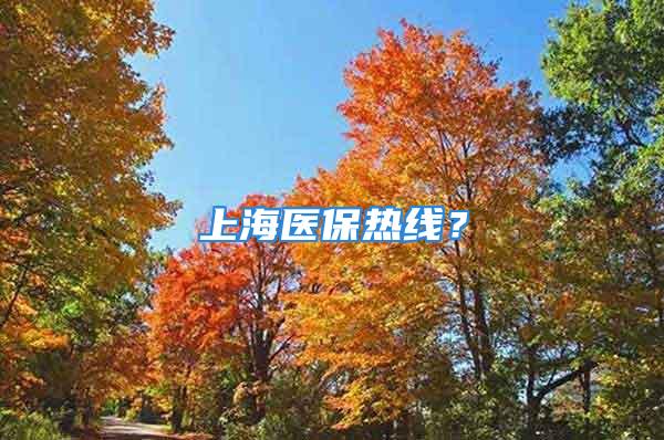 上海醫(yī)保熱線？