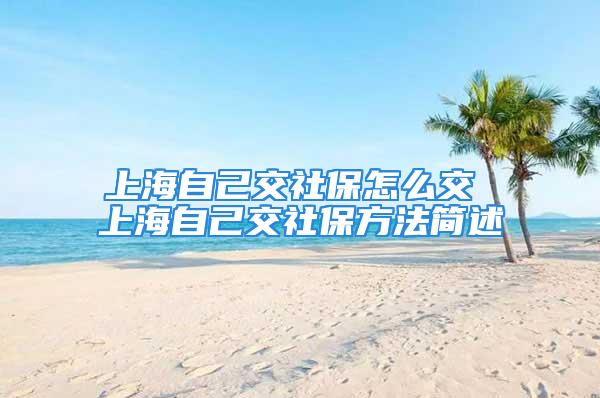 上海自己交社保怎么交 上海自己交社保方法簡述