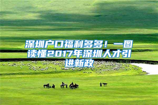 深圳戶口福利多多！一圖讀懂2017年深圳人才引進(jìn)新政