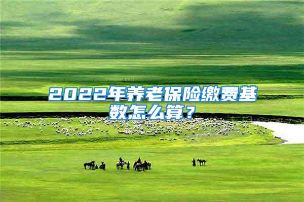 2022年養(yǎng)老保險(xiǎn)繳費(fèi)基數(shù)怎么算？