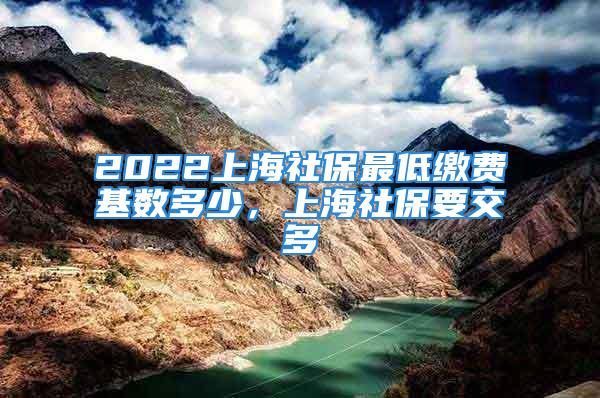 2022上海社保最低繳費基數(shù)多少，上海社保要交多