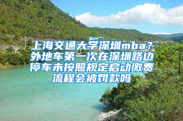 上海交通大學深圳mba？外地車第一次在深圳路邊停車未按照規(guī)定啟動繳費流程會被罰款嗎