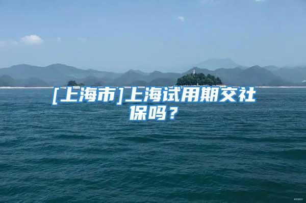 [上海市]上海試用期交社保嗎？