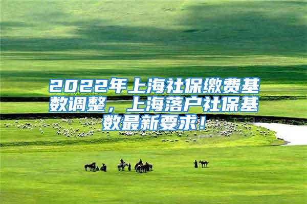 2022年上海社保繳費(fèi)基數(shù)調(diào)整，上海落戶社?；鶖?shù)最新要求！