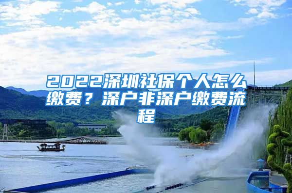 2022深圳社保個人怎么繳費？深戶非深戶繳費流程