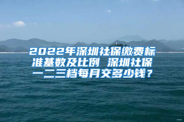 2022年深圳社保繳費(fèi)標(biāo)準(zhǔn)基數(shù)及比例 深圳社保一二三檔每月交多少錢(qián)？