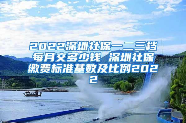 2022深圳社保一二三檔每月交多少錢 深圳社保繳費(fèi)標(biāo)準(zhǔn)基數(shù)及比例2022