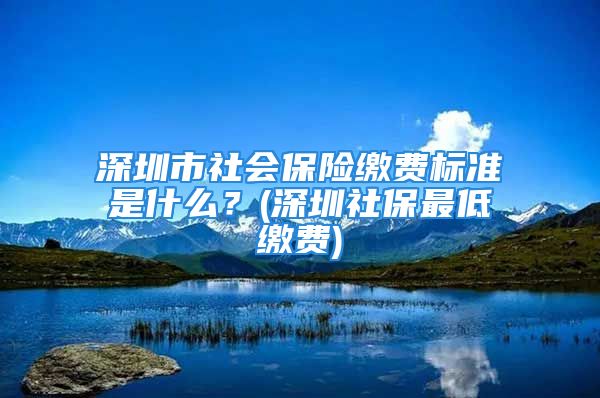 深圳市社會保險繳費標準是什么？(深圳社保最低繳費)