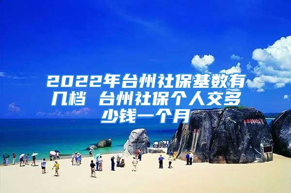 2022年臺州社?；鶖?shù)有幾檔 臺州社保個人交多少錢一個月