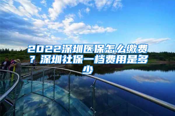 2022深圳醫(yī)保怎么繳費(fèi)？深圳社保一檔費(fèi)用是多少