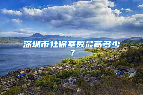 深圳市社保基數(shù)最高多少？