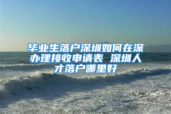 畢業(yè)生落戶深圳如何在深辦理接收申請(qǐng)表 深圳人才落戶哪里好