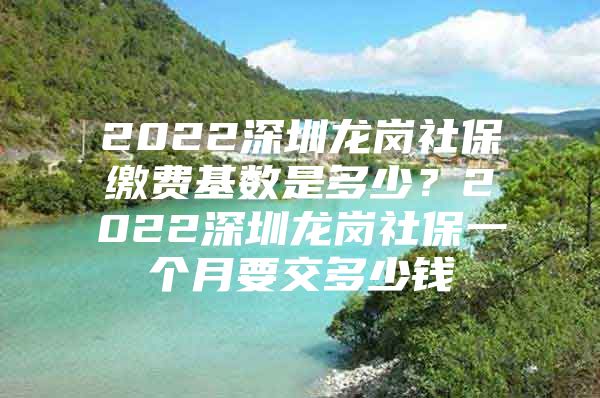 2022深圳龍崗社保繳費基數是多少？2022深圳龍崗社保一個月要交多少錢