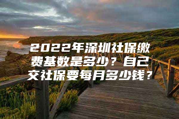 2022年深圳社保繳費(fèi)基數(shù)是多少？自己交社保要每月多少錢？